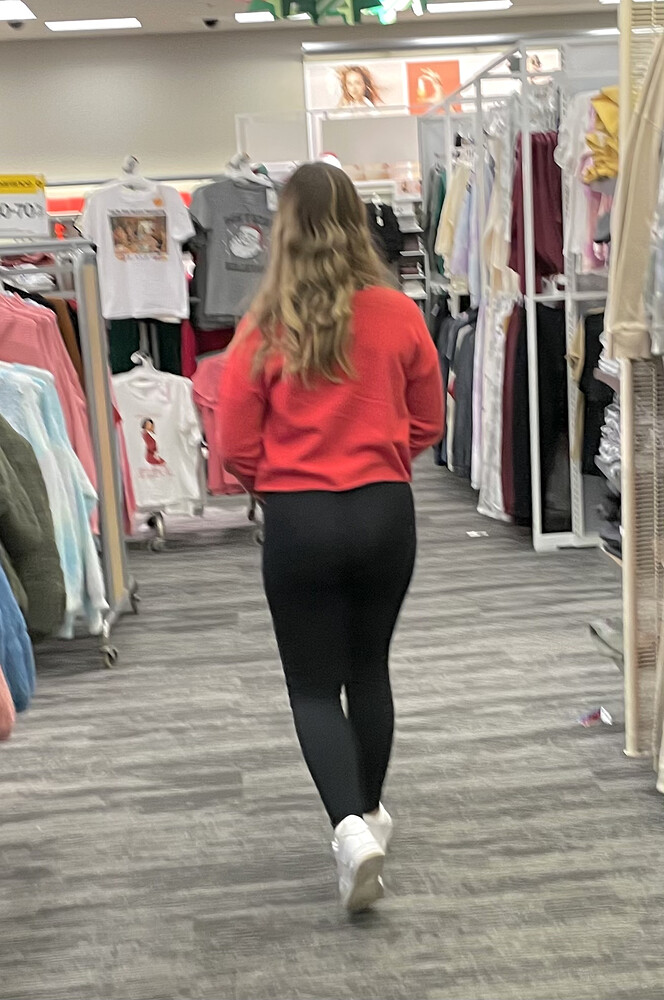 Target Girl Nice Booty Spandex Leggings And Yoga Pants Forum