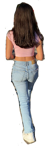 pink top & jeans 4