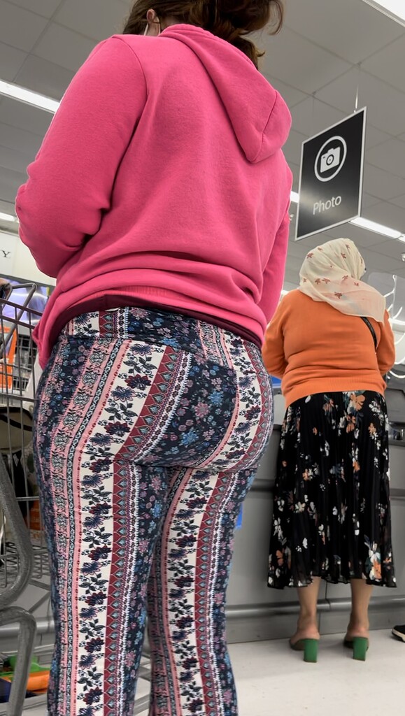 Crazy Thick Pawg Milf Flare Legging Bubble Butt Spandex Leggings