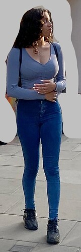 STACKED HONEY IN TIGHT JEANS (5)