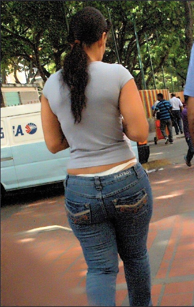 NOT OC. Nice Latina Whaletail Tight Jeans Forum
