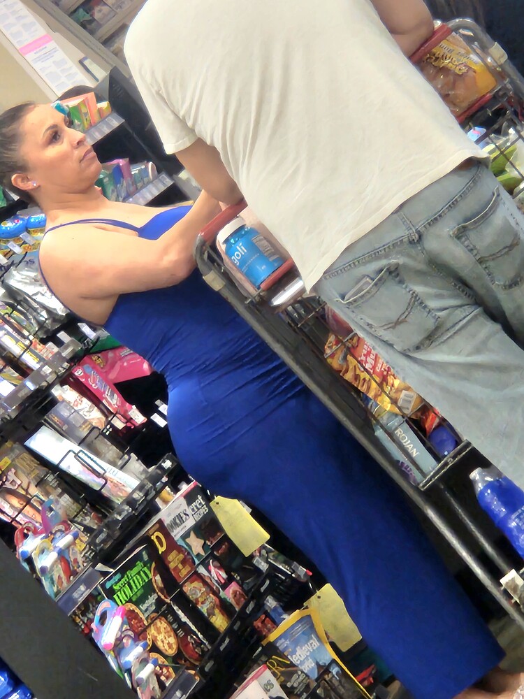 Out In The Wild 80 ( Huge BBL in a blue dress) - ass - Forum