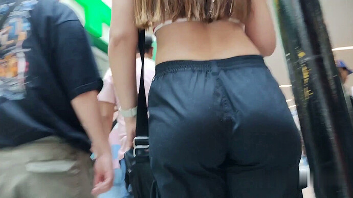 Sexy girl with a bubble butt, in the mall (OC)4