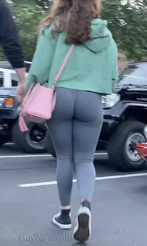 PAWG in Gray Leggings 02