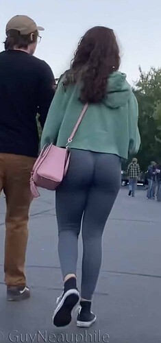 PAWG in Gray Leggings 03