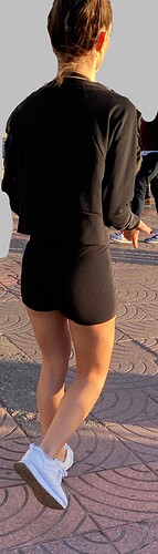 tanned legs in tight gym shorts (3)