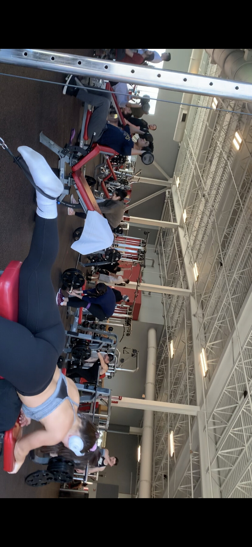 Gym college ass in see through leggings, OC - Forum