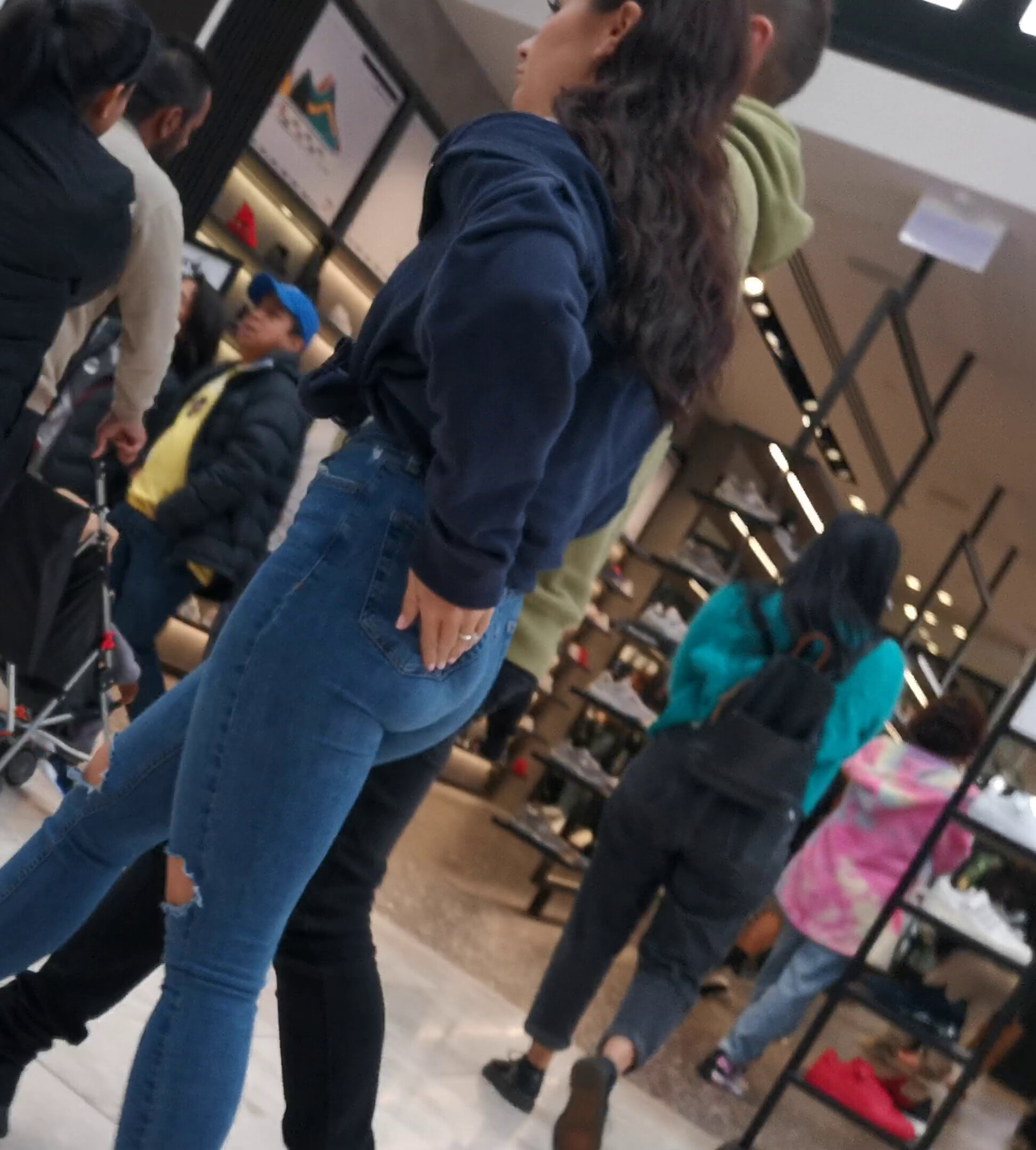 Jeans candid