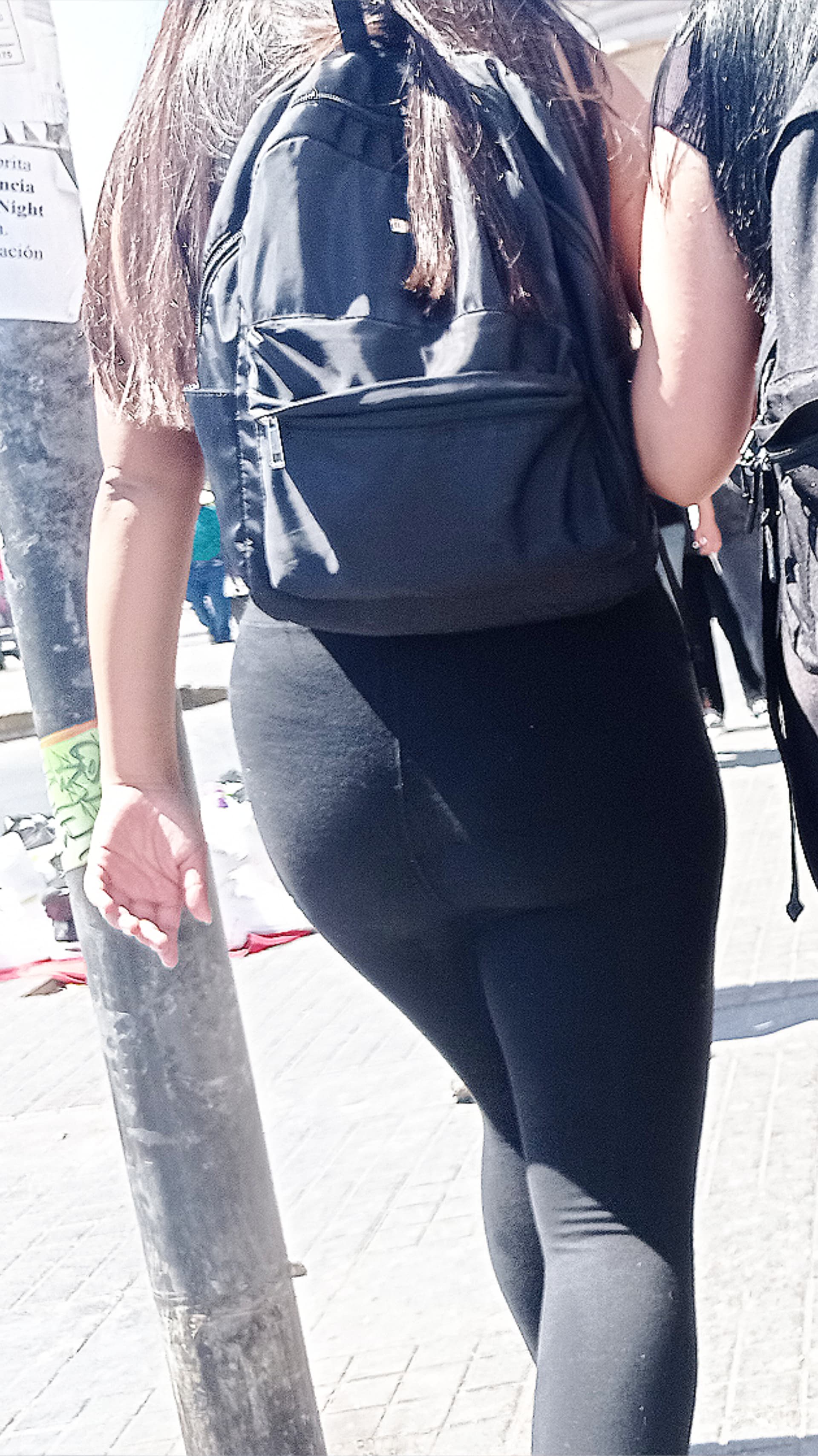 Petite Bubble Butt Teen In Black Spandex [+18] Sunlight Spandex