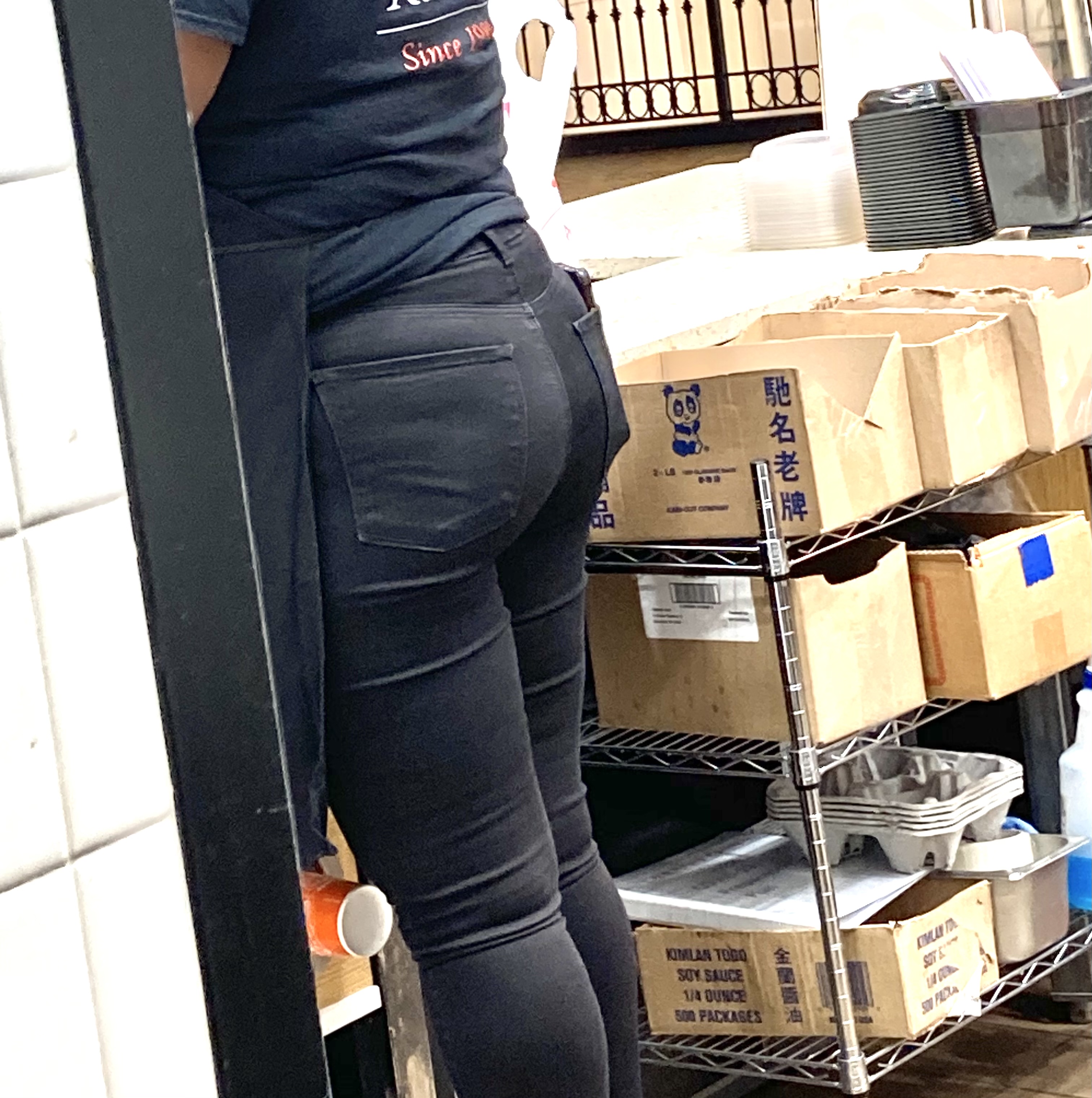 Ass of Co-worker's fiance