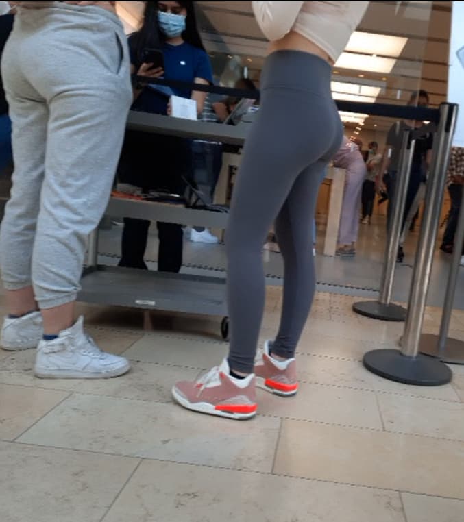 Blonde Mall Slut in Grey Lulus - Spandex, Leggings & Yoga Pants