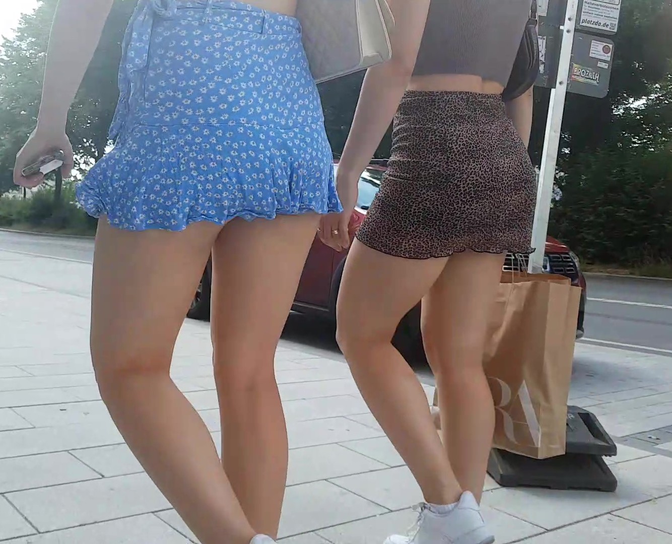 Teenagers In Mini Skirts