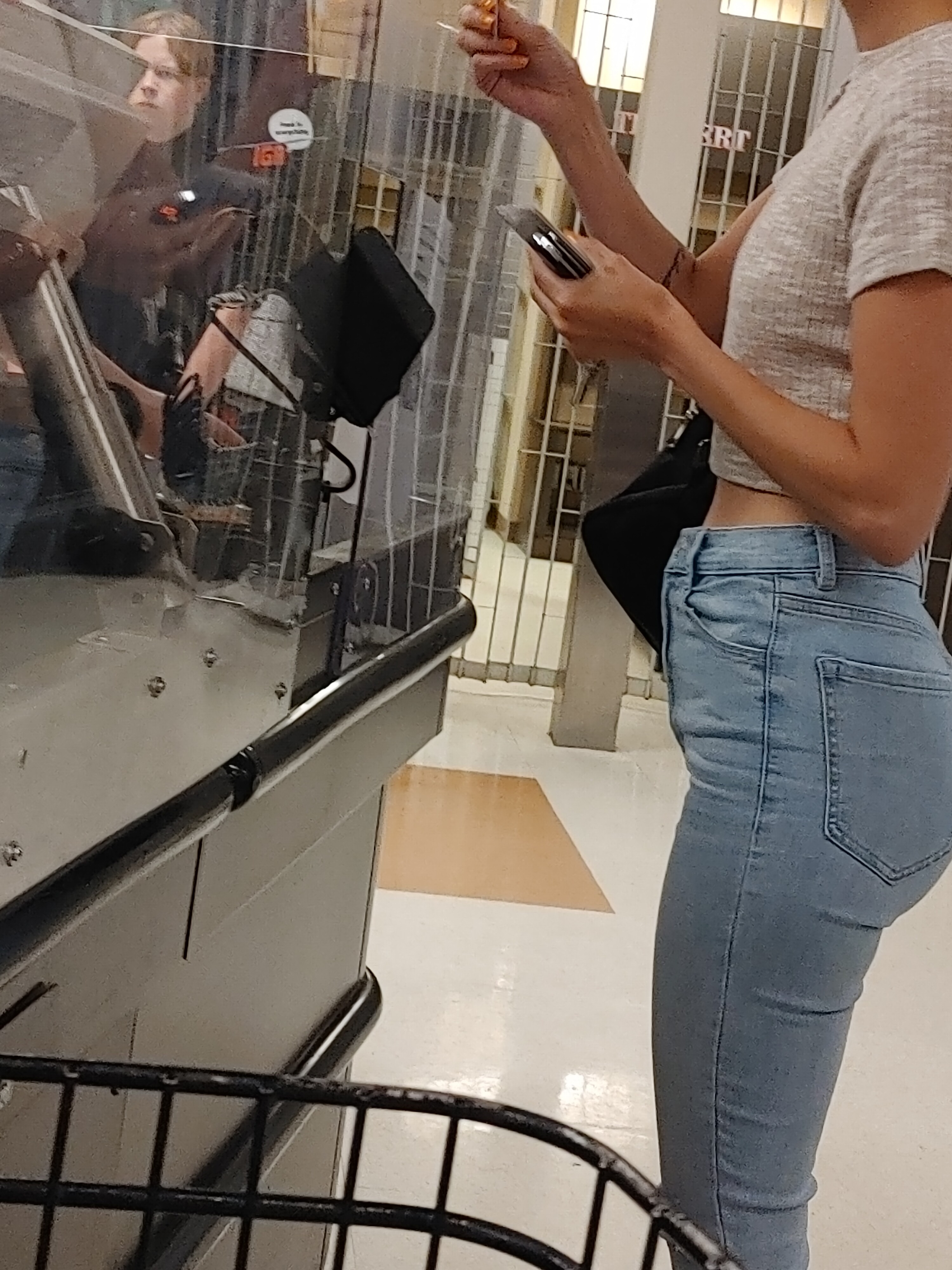 Slim cutie in jeans with a perfect ass from the grocery store - Tight Jeans  - Forum