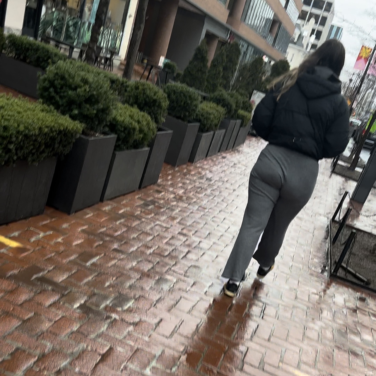 Pawg with jiggly ass in grey leggings - Spandex, Leggings & Yoga Pants -  Forum