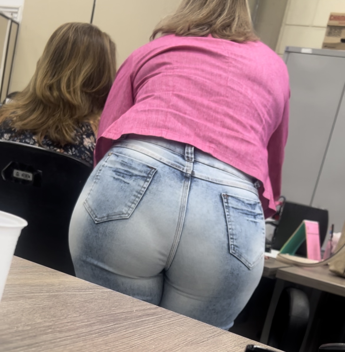 Sexy ass teacher bends over - ass - Forum