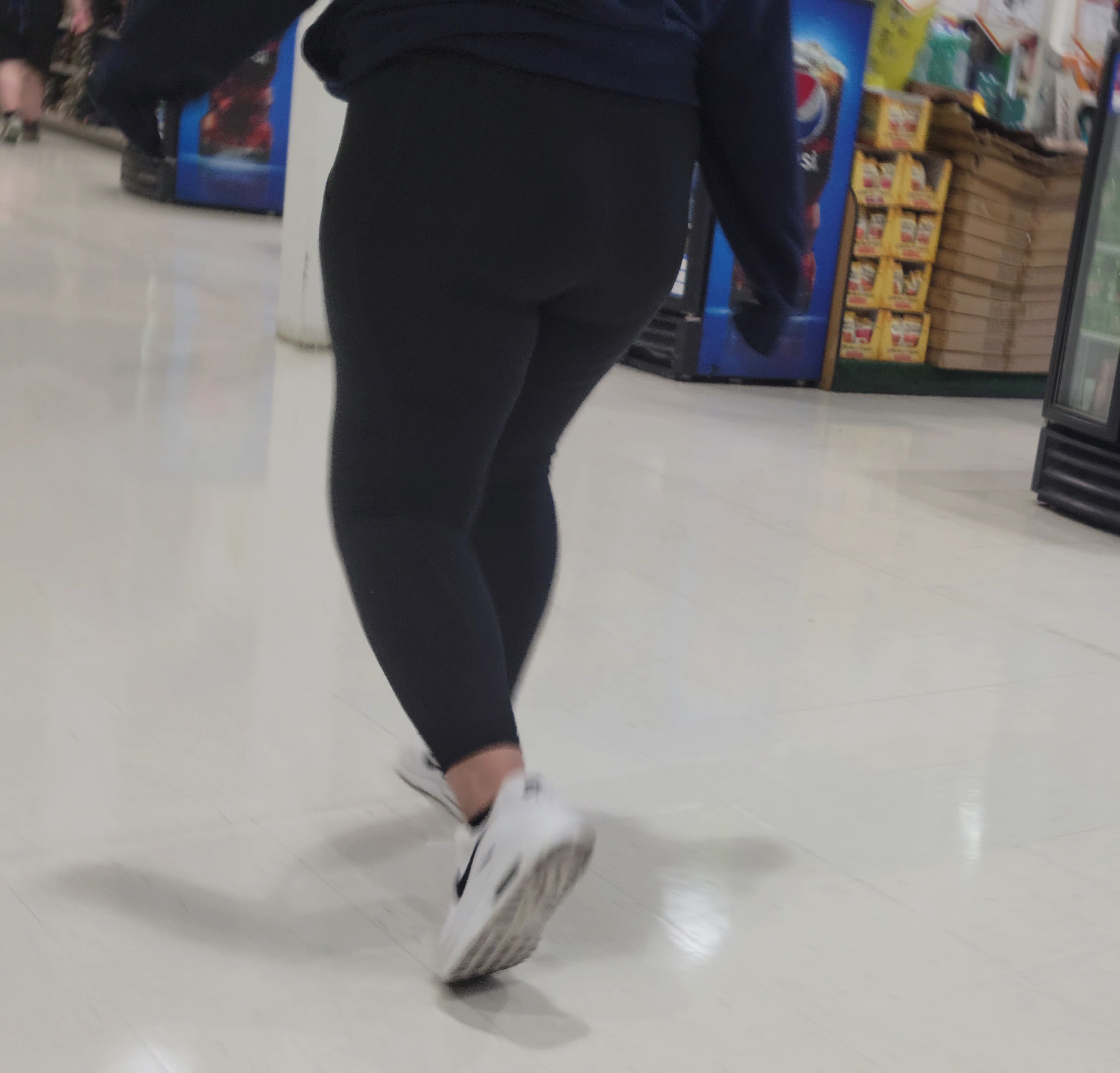 Shy and Thick Hottie in Leggings at Menards Spandex, Leggings & Yoga