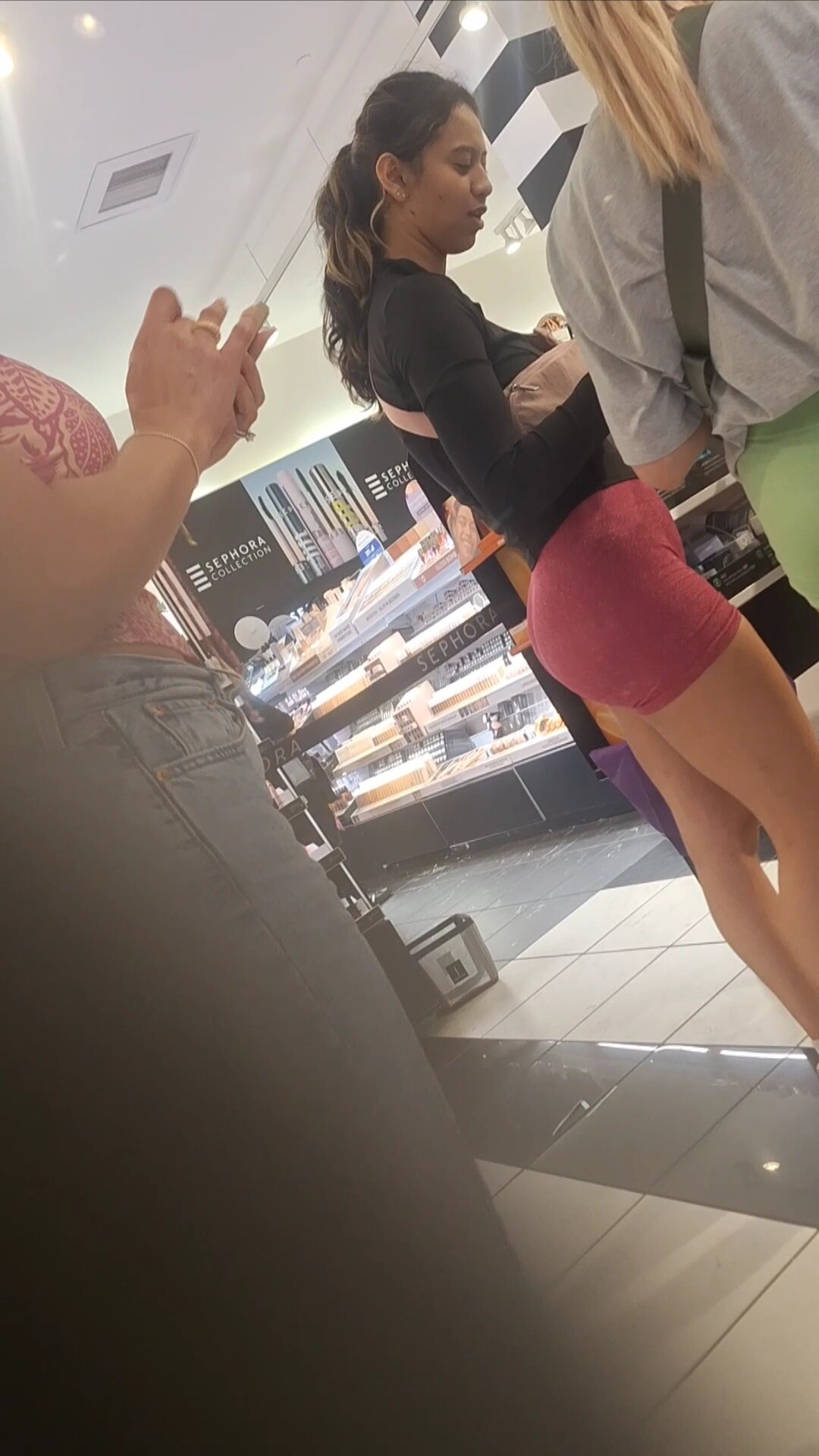 (oc) Pick your favorite brunette or blonde spandex shorts - Short