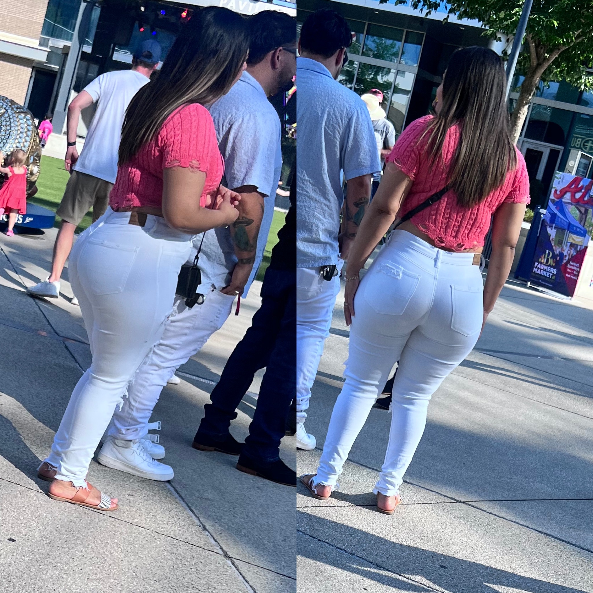LATINA with THICC BOOTY in WHITE JEANS - Tight Jeans - Forum
