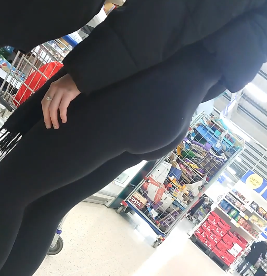 Black Leggings Ass