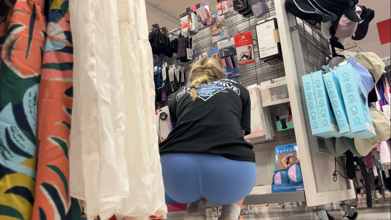 College Aurola Shorts PAWG Bend Over + Upshots! 2 for 1 - Short Shorts
