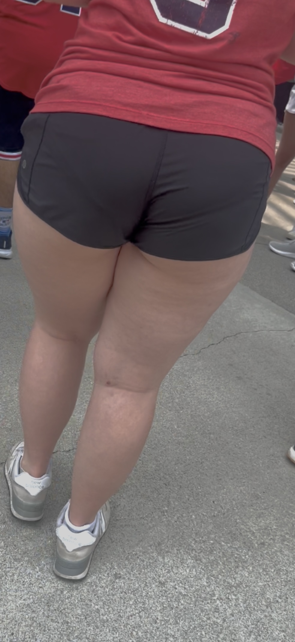 THICC GEORGIA PEACH PAWG in SHORT SHORTS - Short Shorts & Volleyball