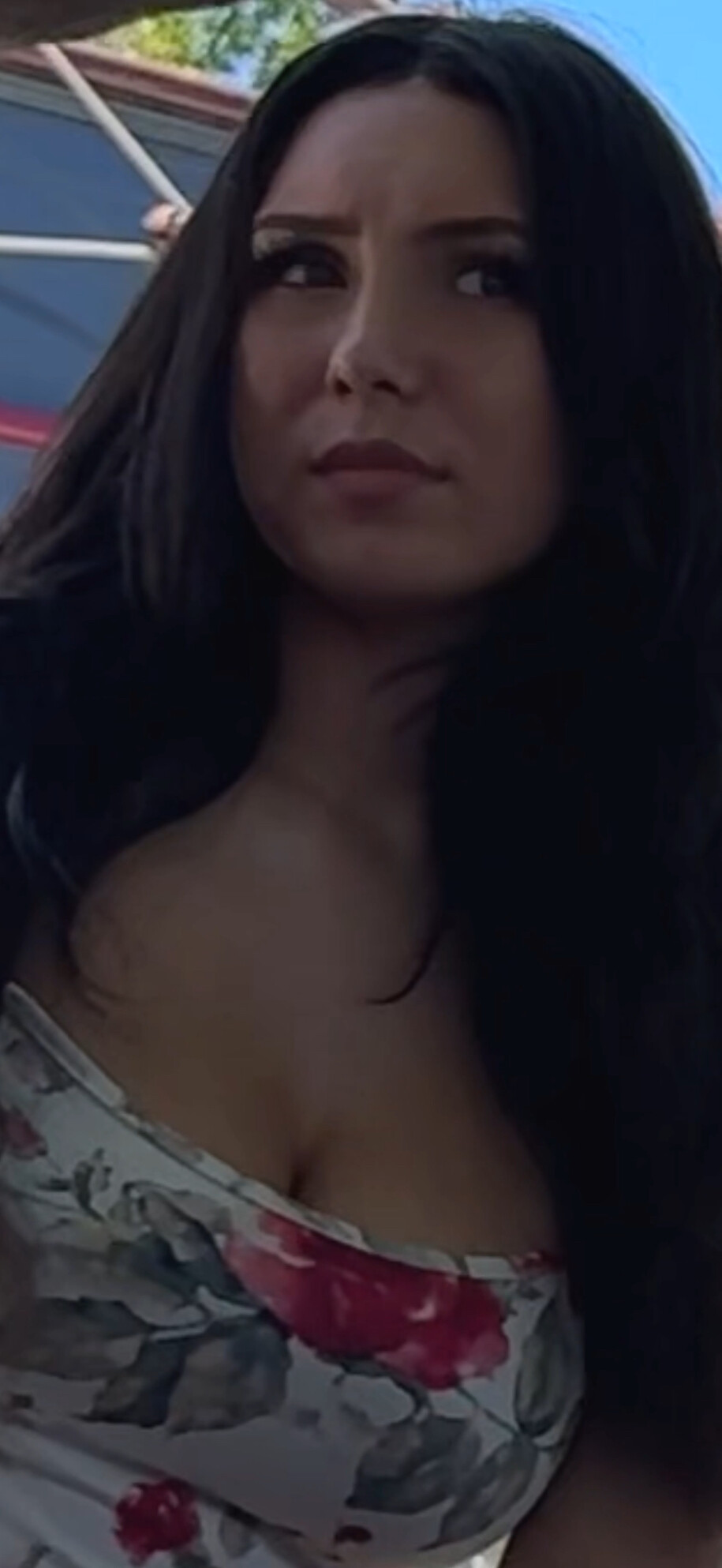 Hot big tittied brunette one piece Forum
