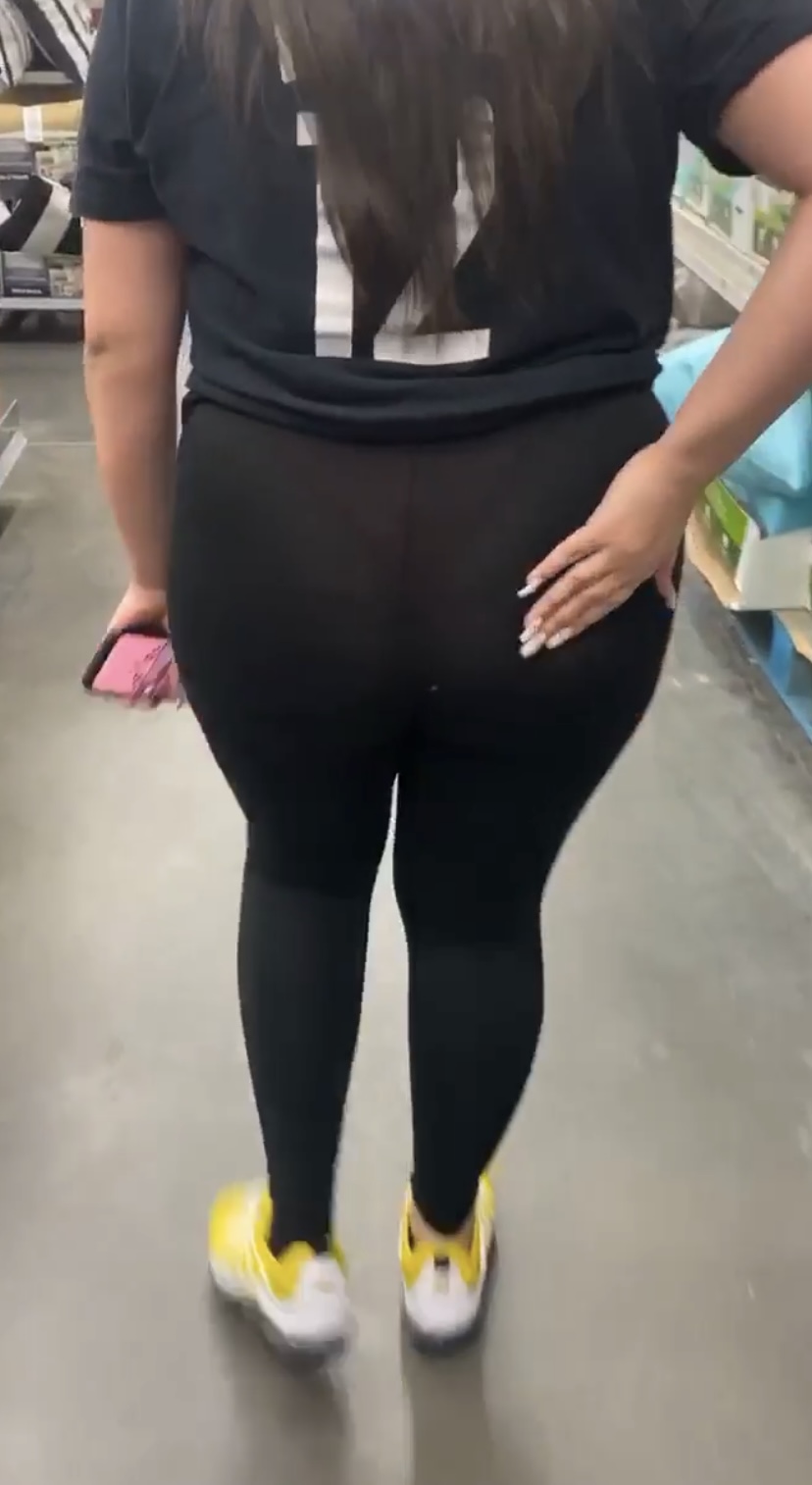 Crazy VTL in black see through leggings red thong - Spandex, Leggings ...
