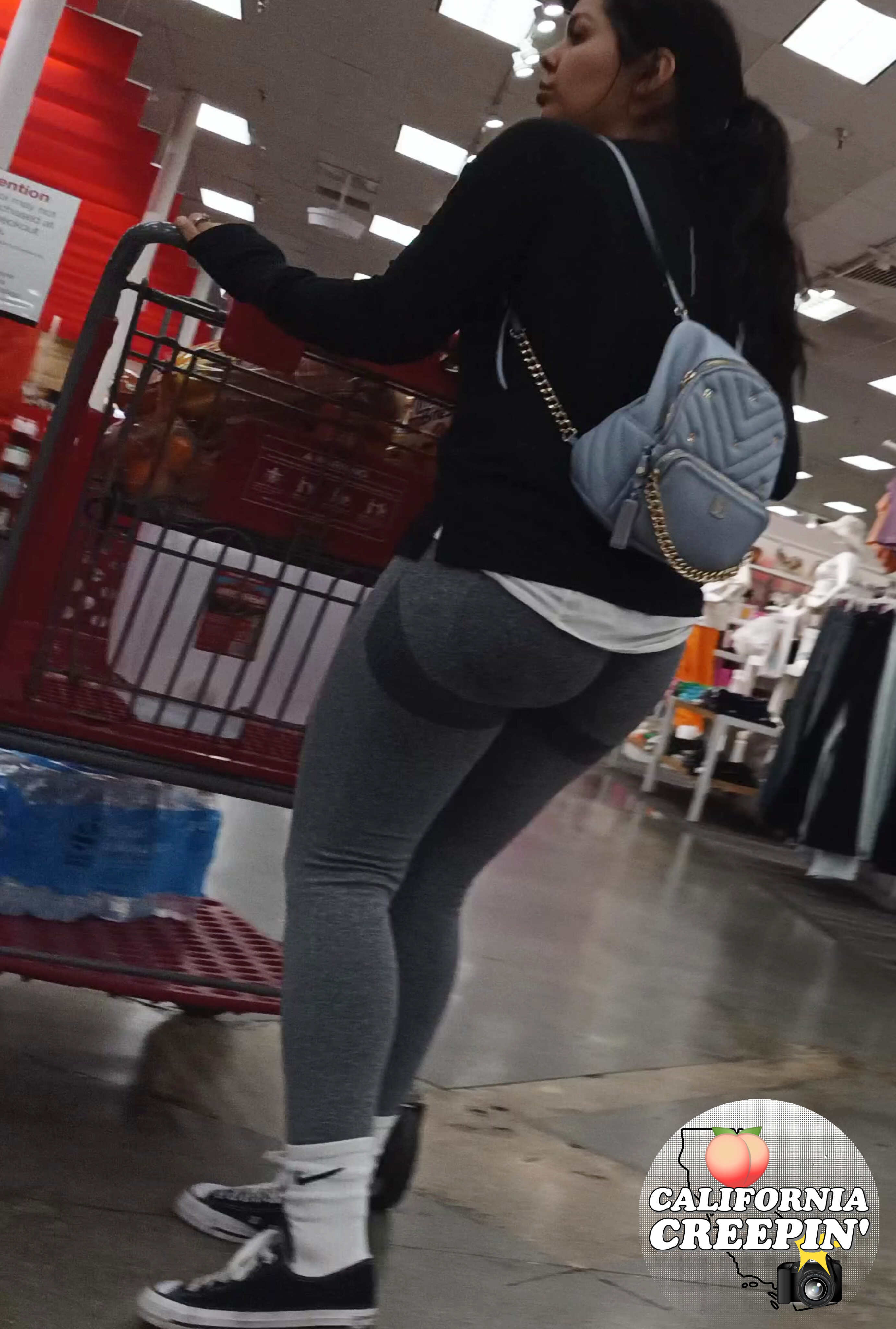 Sweet College Babe in Grey Workout Pants (OC) - Spandex, Leggings ...