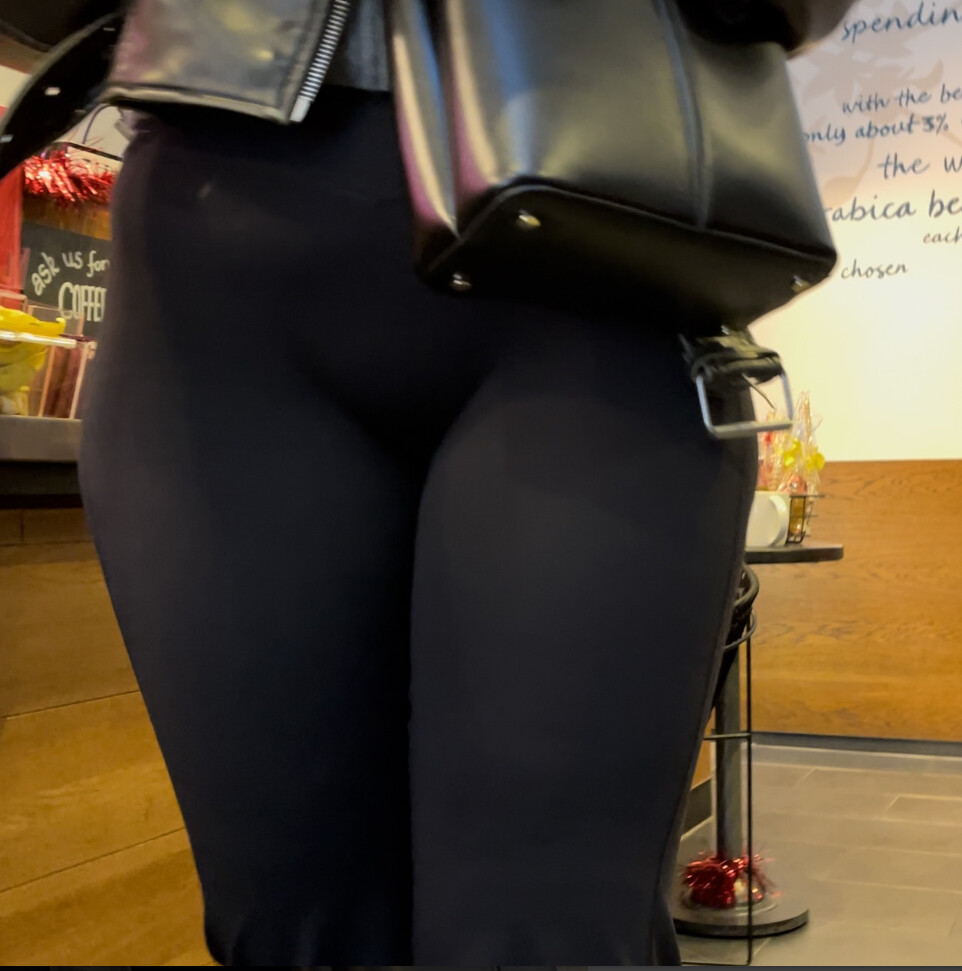 Yummy curvy PAWG in black slack leggings - Page 3 - Spandex, Leggings &  Yoga Pants - Forum