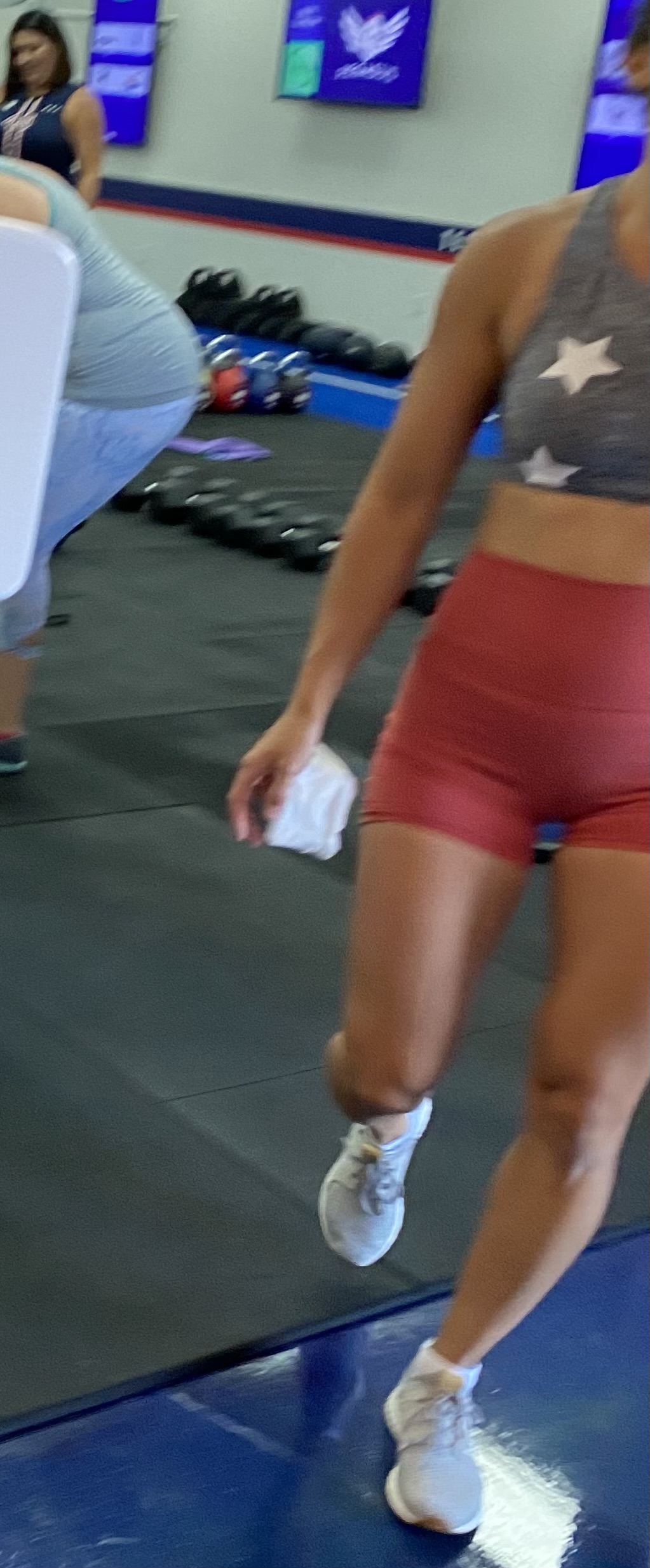 SUPER sexy fit Asian milf with a banging body in spandex shorts - Spandex,  Leggings & Yoga Pants - Forum