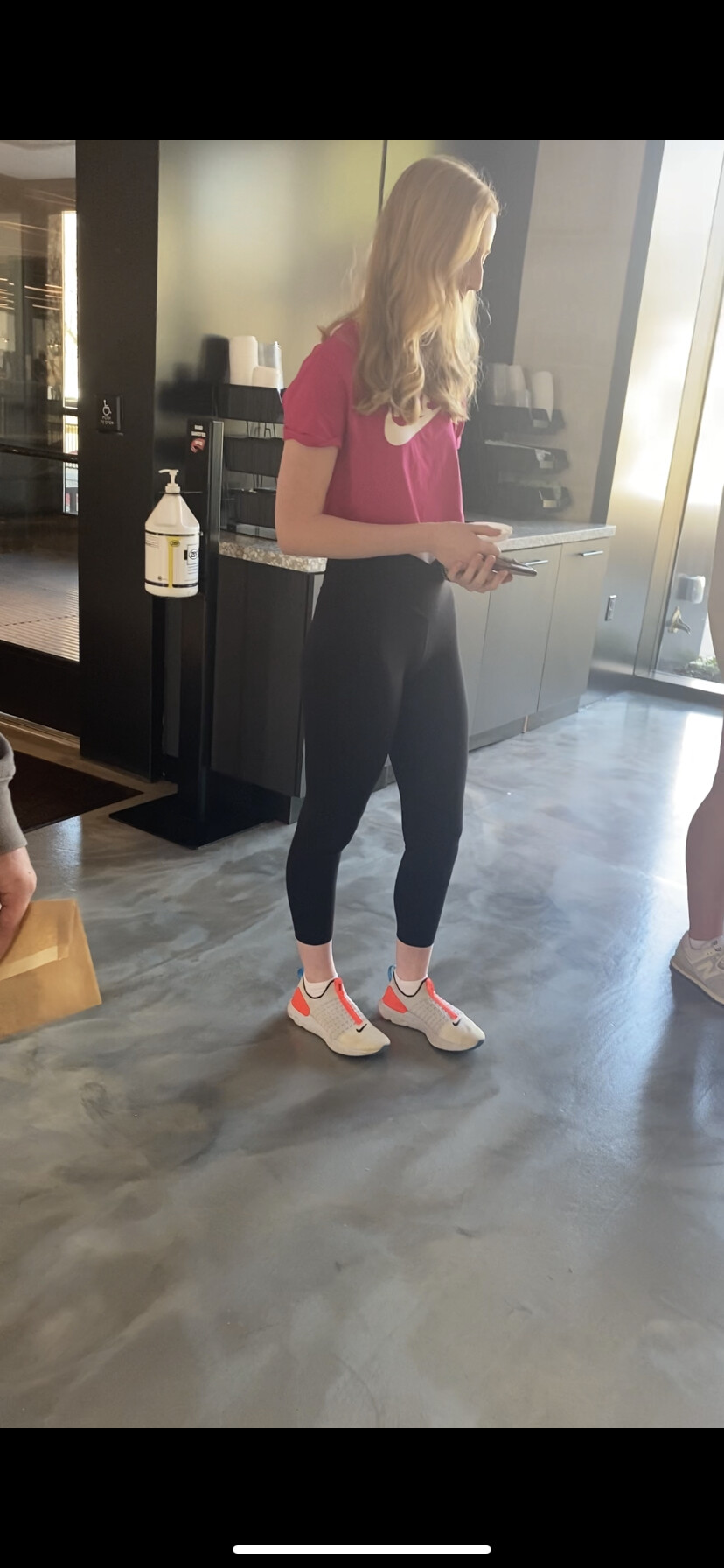 Blonde tall tight girl in leggings(oc) - Spandex, Leggings & Yoga Pants ...