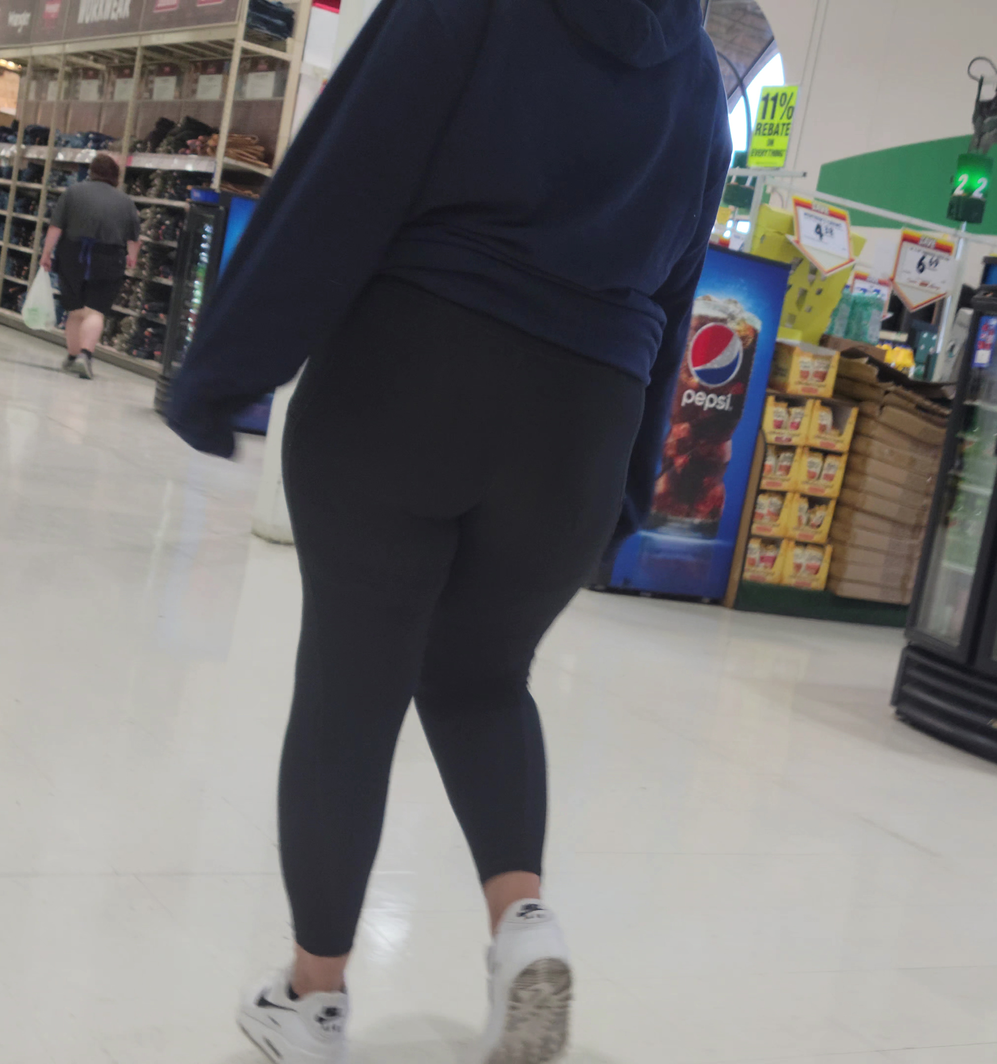 Shy and Thick Hottie in Leggings at Menards - Spandex, Leggings & Yoga ...