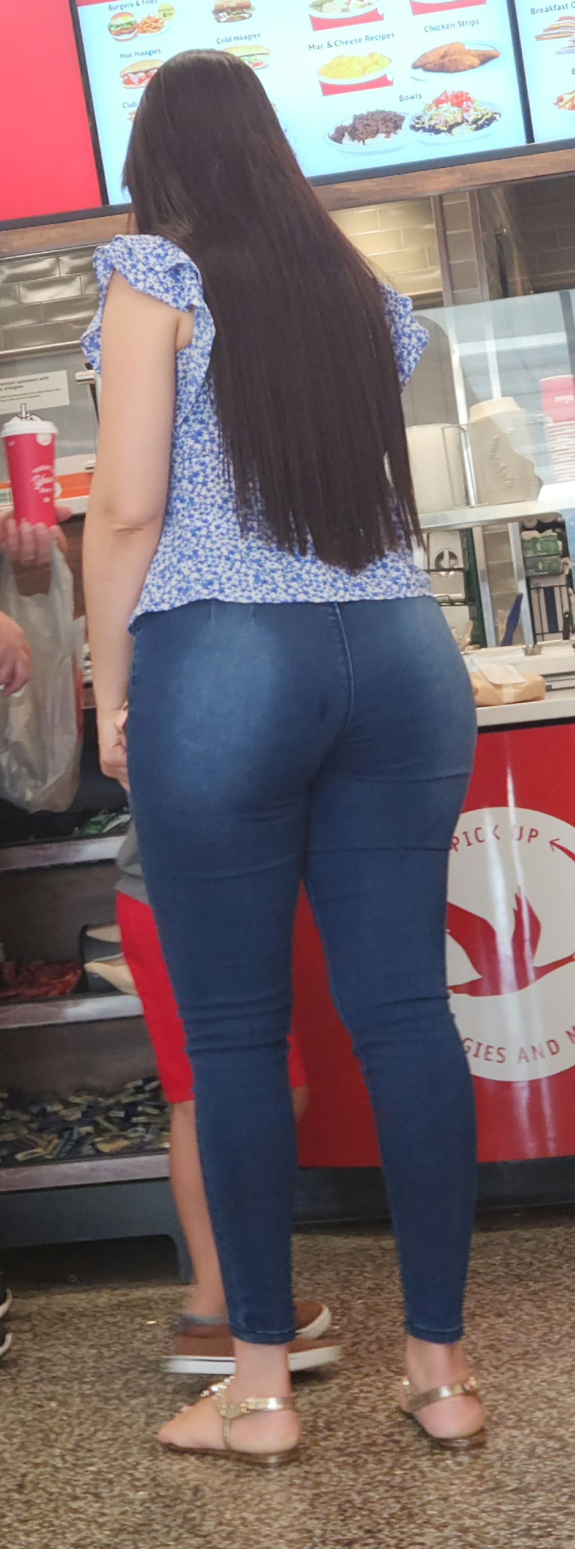 Candid wide hips