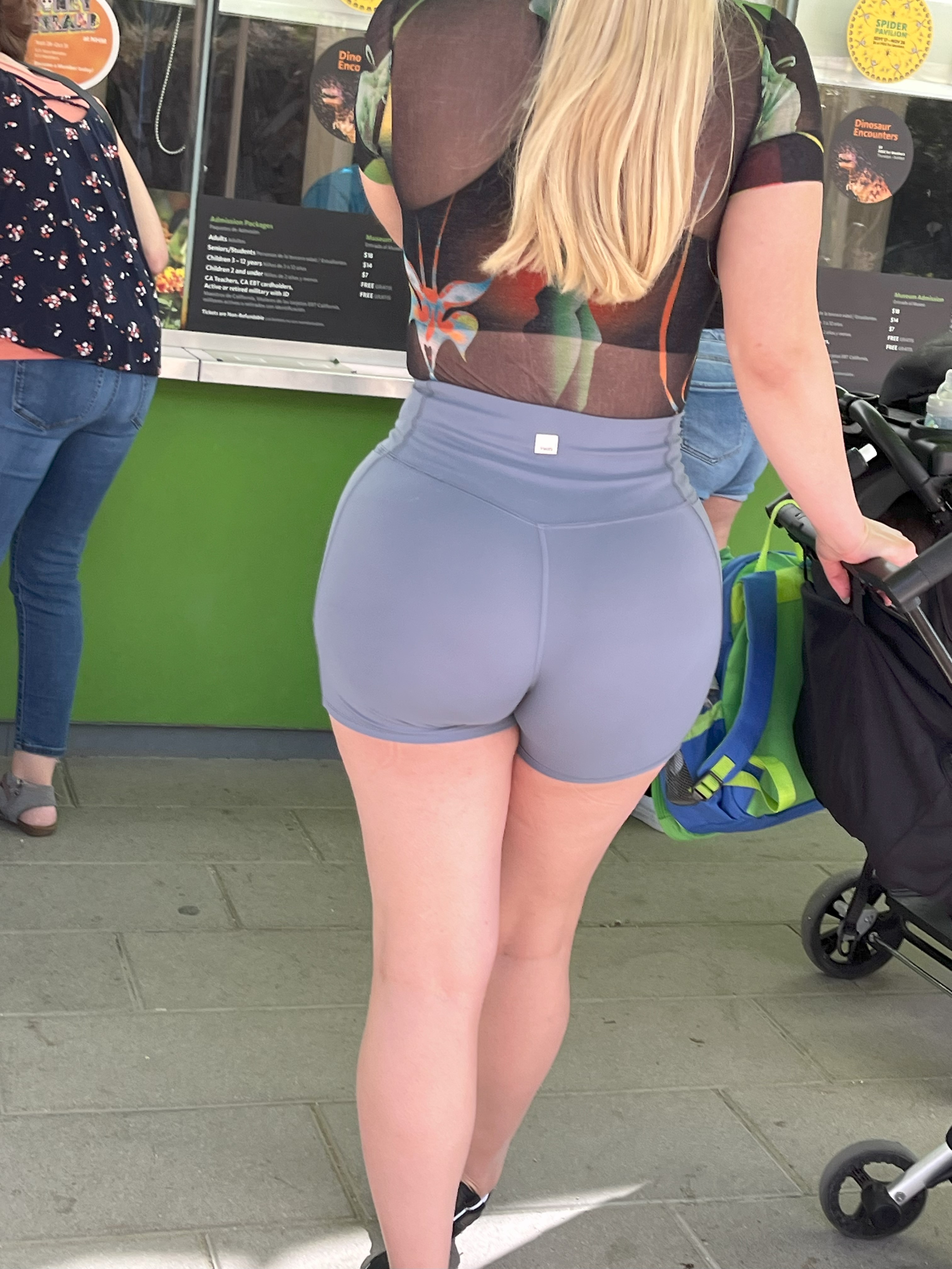 CURVY BLONDE LATINA MILF IN SPANDEX SHORTS!**First Post**(OC) - Spandex,  Leggings & Yoga Pants - Forum