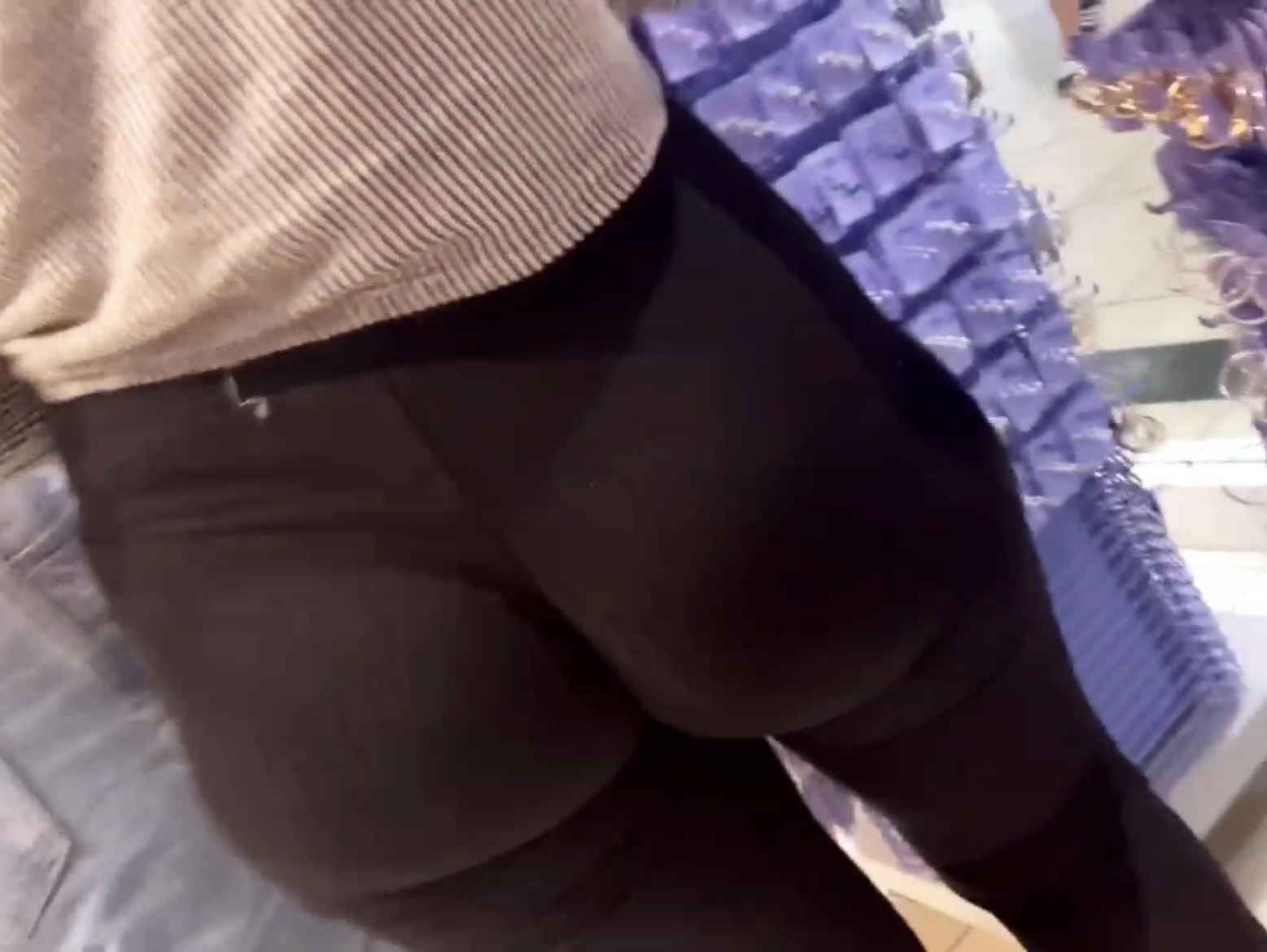 Blonde pawgs out for walkies in black see-thru leggings - Spandex, Leggings  & Yoga Pants - Forum