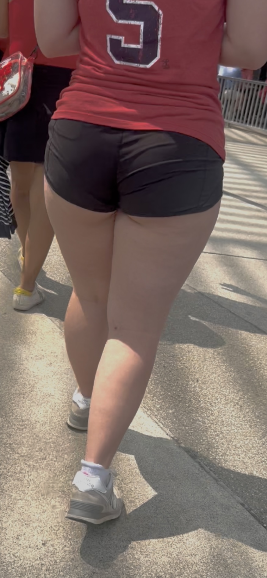 THICC GEORGIA PEACH PAWG in SHORT SHORTS Short Shorts & Volleyball