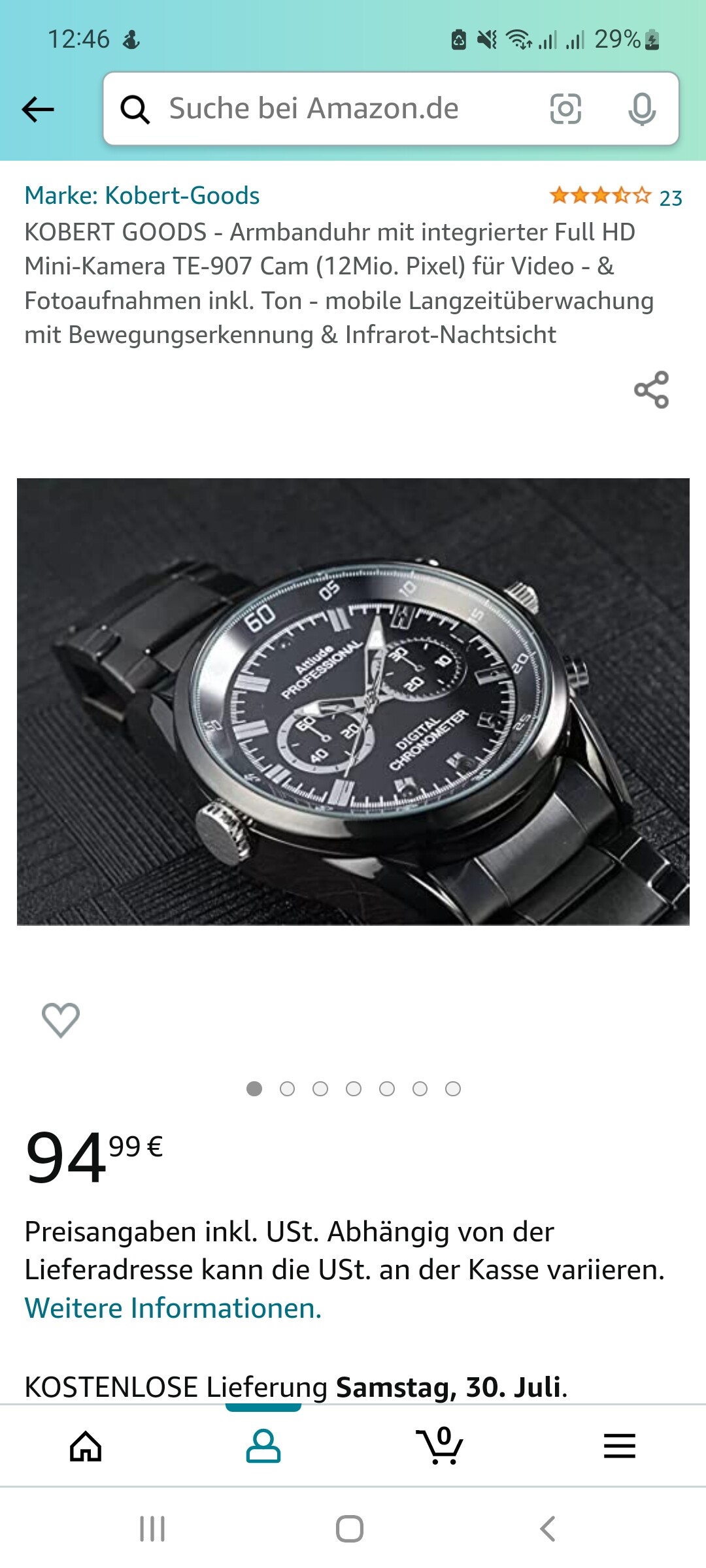 Worth buying a watch cam? - Equipment, Shooting Techniques & Everything ...