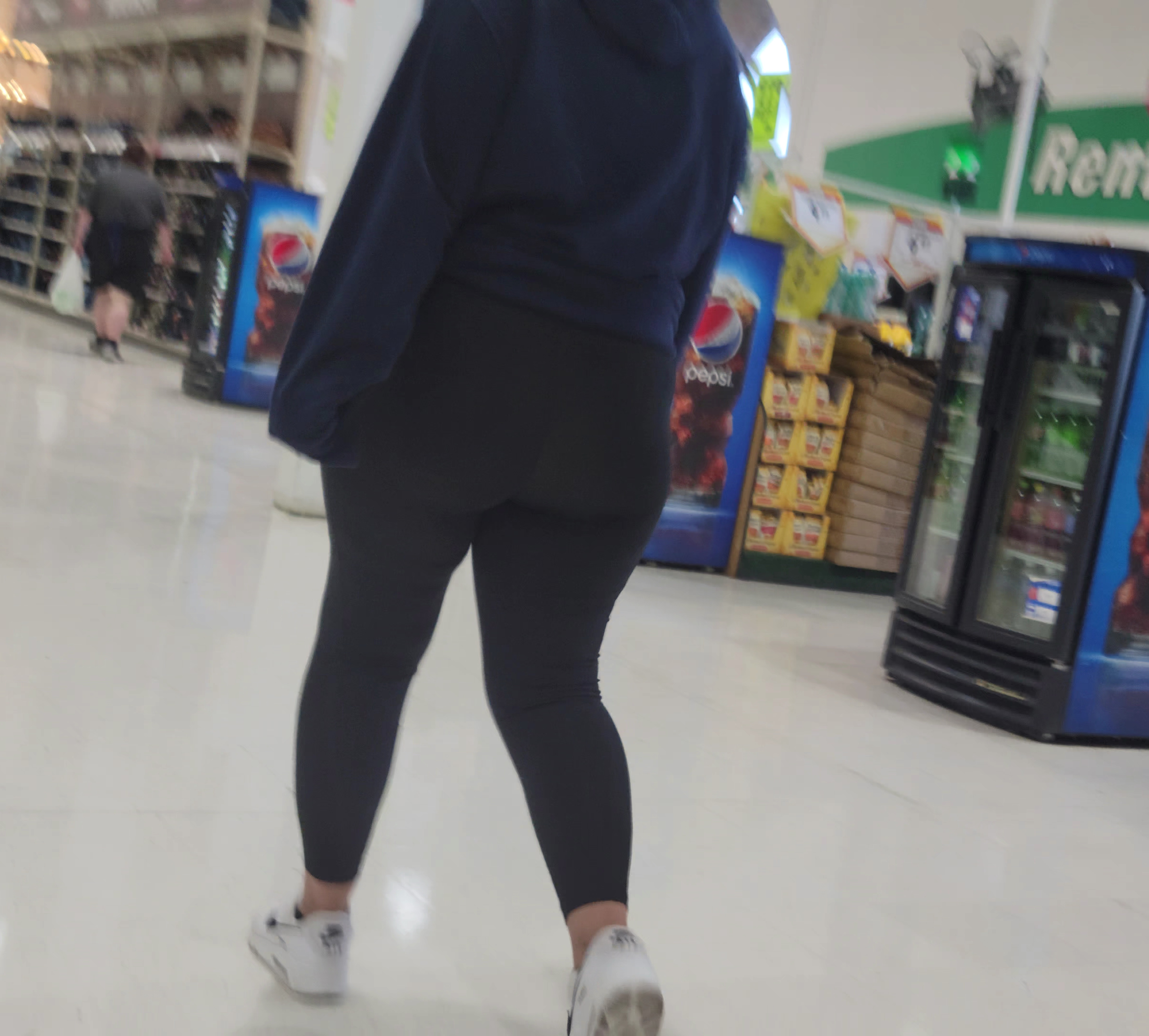 Shy and Thick Hottie in Leggings at Menards Spandex, Leggings & Yoga